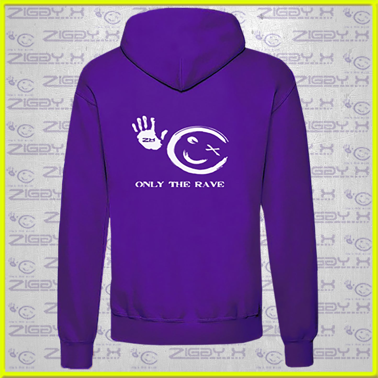 Hoody (purple)  ZIGGY X + ONLY THE RAVE