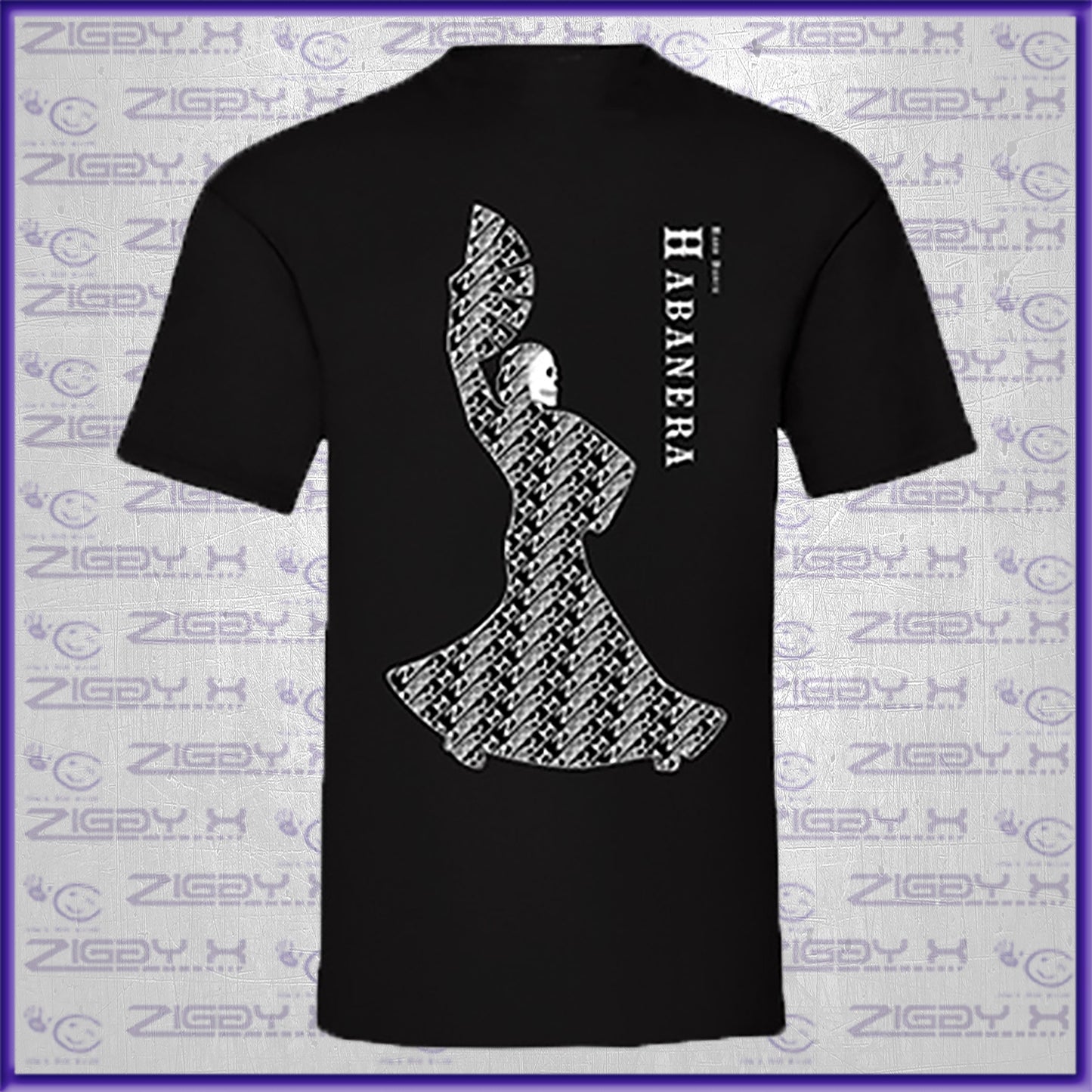 T-Shirt HABANERA, vintage black