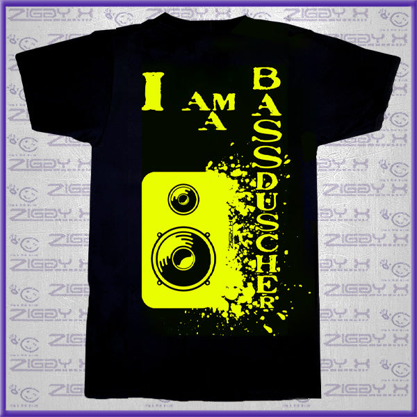 T-Shirt BASSDUSCHEr , black  [STRONG LIMITED]